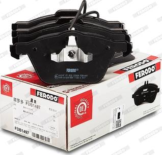 Ferodo FDB1497 - Set placute frana,frana disc www.parts5.com