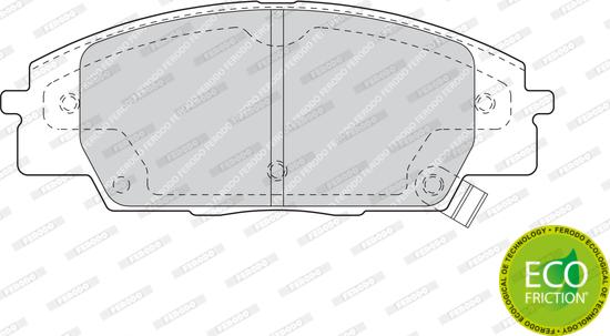 Ferodo FDB1444 - Kit de plaquettes de frein, frein à disque www.parts5.com