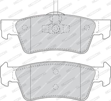 Ferodo FDB1460 - Brake Pad Set, disc brake www.parts5.com