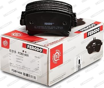 Ferodo FDB1408 - Set placute frana,frana disc www.parts5.com