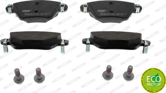 Ferodo FDB1416 - Brake Pad Set, disc brake parts5.com