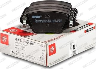 Ferodo FDB1416 - Brake Pad Set, disc brake www.parts5.com