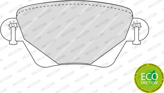 Ferodo FDB1416 - Brake Pad Set, disc brake www.parts5.com