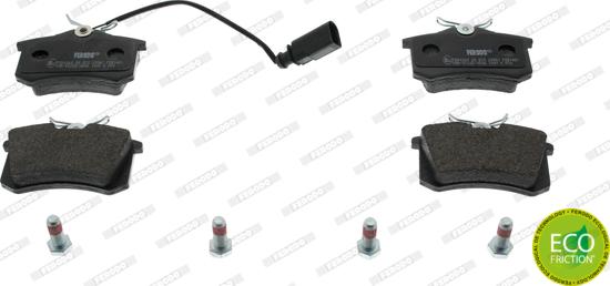 Ferodo FDB1481 - Тормозные колодки, дисковые, комплект www.parts5.com