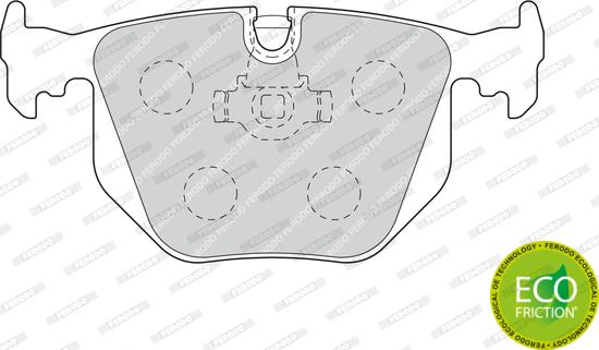 Ferodo FDB1483 - Тормозные колодки, дисковые, комплект www.parts5.com