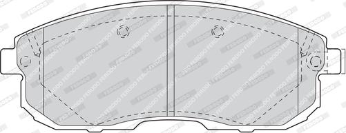 Ferodo FDB1559 - Set placute frana,frana disc www.parts5.com