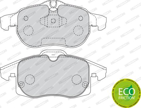 Ferodo FDB1520 - Set placute frana,frana disc www.parts5.com