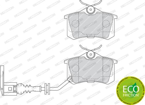 Ferodo FDB1645 - Set placute frana,frana disc www.parts5.com