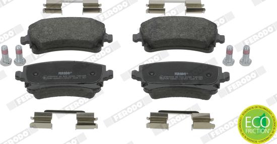 Ferodo FDB1655 - Brake Pad Set, disc brake parts5.com