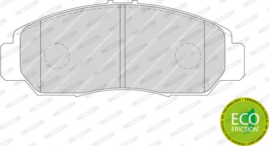 Ferodo FDB1669 - Sada brzdových destiček, kotoučová brzda www.parts5.com