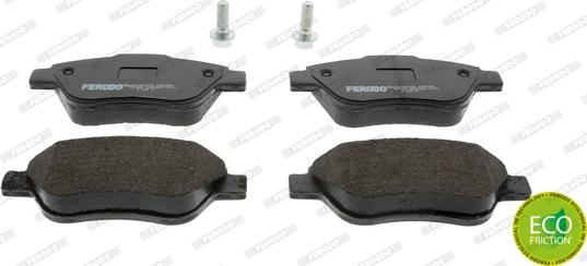 Ferodo FDB1666 - Тормозные колодки, дисковые, комплект www.parts5.com