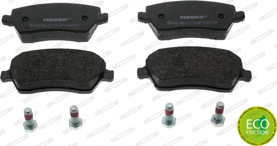 Ferodo FDB1617 - Brake Pad Set, disc brake www.parts5.com