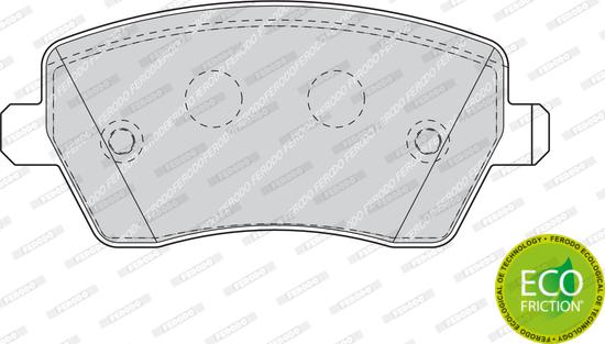 Ferodo FDB1617 - Juego de pastillas de freno www.parts5.com