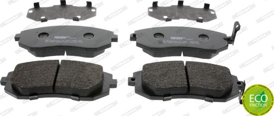 Ferodo FDB1639 - Brake Pad Set, disc brake www.parts5.com