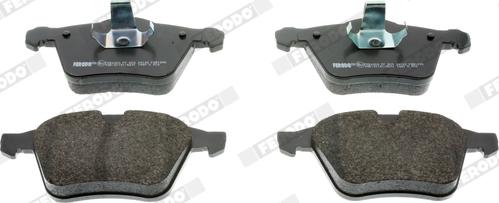 Ferodo FDB1898 - Brake Pad Set, disc brake www.parts5.com