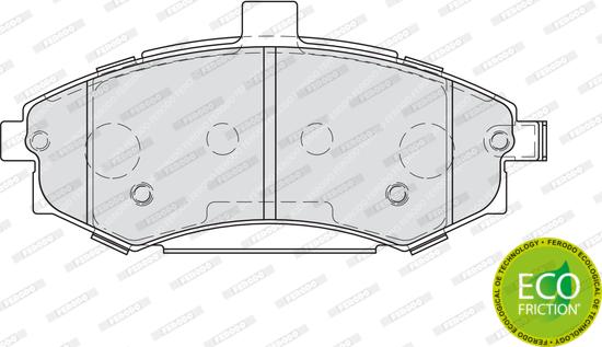 Ferodo FDB1840 - Set placute frana,frana disc www.parts5.com