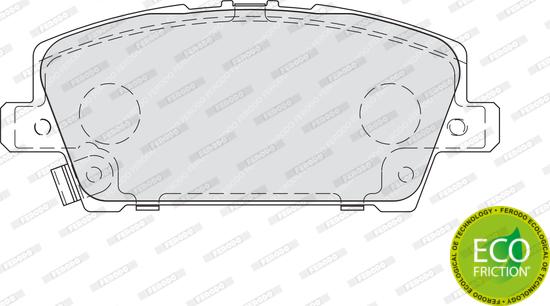 Ferodo FDB1859 - Sada brzdových destiček, kotoučová brzda www.parts5.com