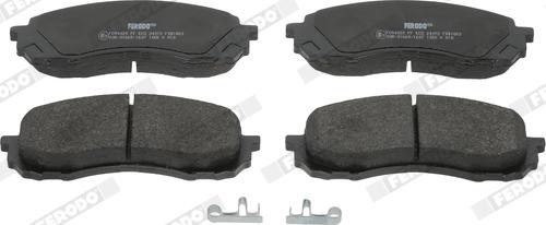 Ferodo FDB1863 - Brake Pad Set, disc brake www.parts5.com