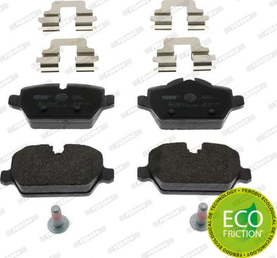 Ferodo FDB1806 - Brake Pad Set, disc brake parts5.com