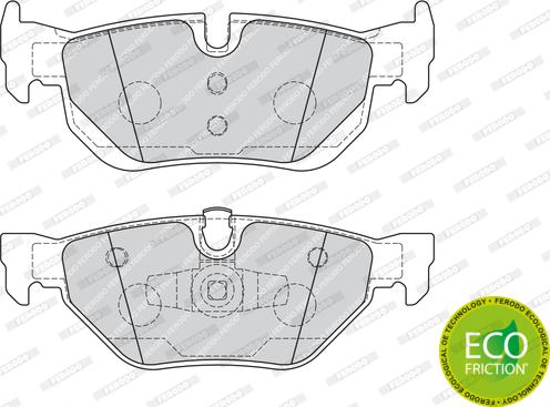 Ferodo FDB1807 - Komplet zavornih oblog, ploscne (kolutne) zavore parts5.com