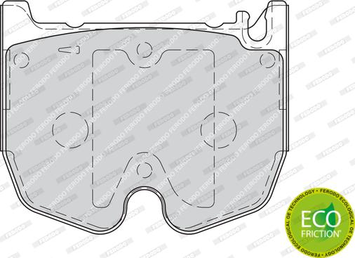 Ferodo FDB1810 - Komplet pločica, disk-kočnica www.parts5.com