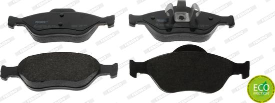 Ferodo FDB1394 - Brake Pad Set, disc brake www.parts5.com