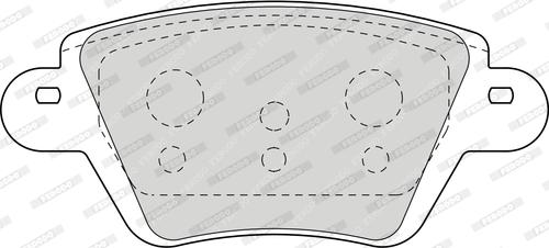 Ferodo FDB1380 - Set placute frana,frana disc www.parts5.com