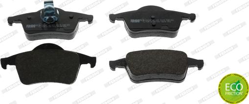 Ferodo FDB1383 - Brake Pad Set, disc brake parts5.com