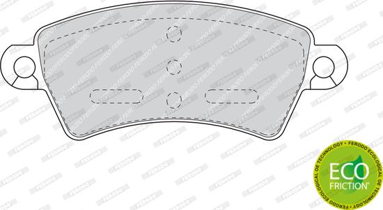 Ferodo FDB1370 - Brake Pad Set, disc brake www.parts5.com