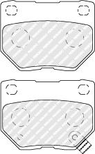 Ferodo FDB1372 - Set placute frana,frana disc parts5.com