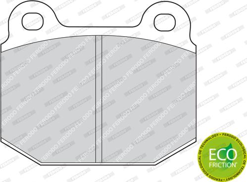 Ferodo FDB1282 - Set placute frana,frana disc www.parts5.com