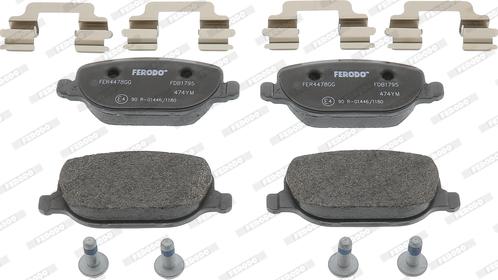 Ferodo FDB1795 - Brake Pad Set, disc brake www.parts5.com