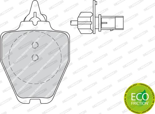 Ferodo FDB1709 - Set placute frana,frana disc www.parts5.com