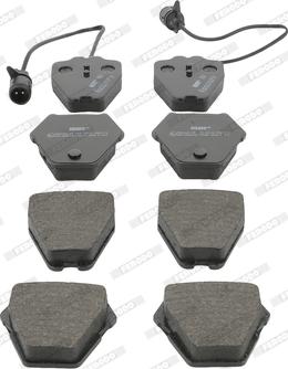 Ferodo FDB1710 - Brake Pad Set, disc brake parts5.com