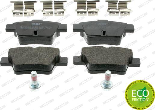 Ferodo FDB1784 - Brake Pad Set, disc brake parts5.com