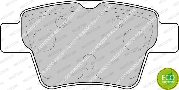 Ferodo FDB1784 - Brake Pad Set, disc brake parts5.com