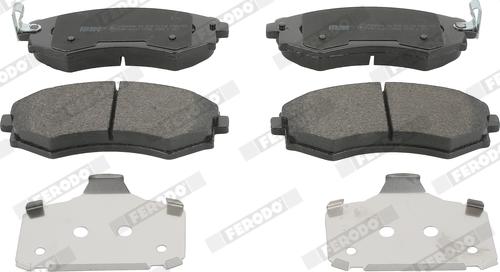 Ferodo FDB1737 - Set placute frana,frana disc www.parts5.com