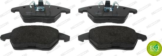 Ferodo FDB1728 - Brake Pad Set, disc brake parts5.com