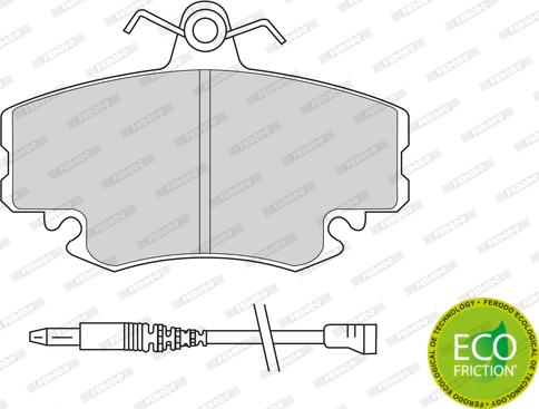 Ferodo FDB845 - Komplet pločica, disk-kočnica www.parts5.com