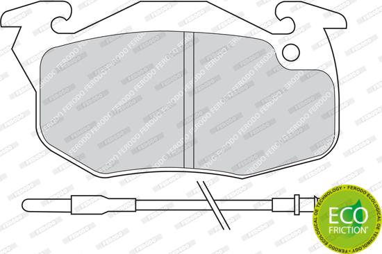 Ferodo FDB393 - Brake Pad Set, disc brake www.parts5.com