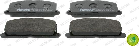 Ferodo FDB308 - Тормозные колодки, дисковые, комплект www.parts5.com