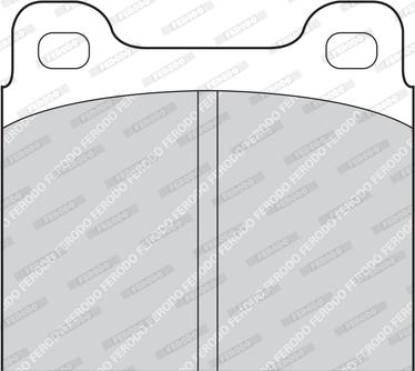 Ferodo FDB2H - Комплект спирачно феродо, дискови спирачки www.parts5.com