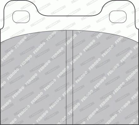 Ferodo FDB2H - Комплект спирачно феродо, дискови спирачки www.parts5.com