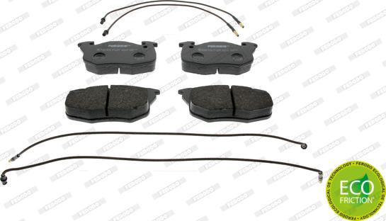 Ferodo FDB719 - Тормозные колодки, дисковые, комплект www.parts5.com