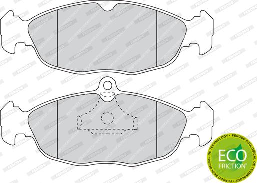 Ferodo FDB732 - Brake Pad Set, disc brake www.parts5.com