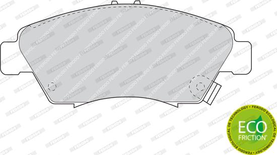 Ferodo FDB776 - Комплект спирачно феродо, дискови спирачки www.parts5.com