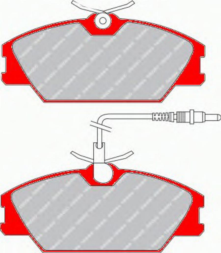 Ferodo FDS406 - Zubehörsatz, Bremsbacken www.parts5.com