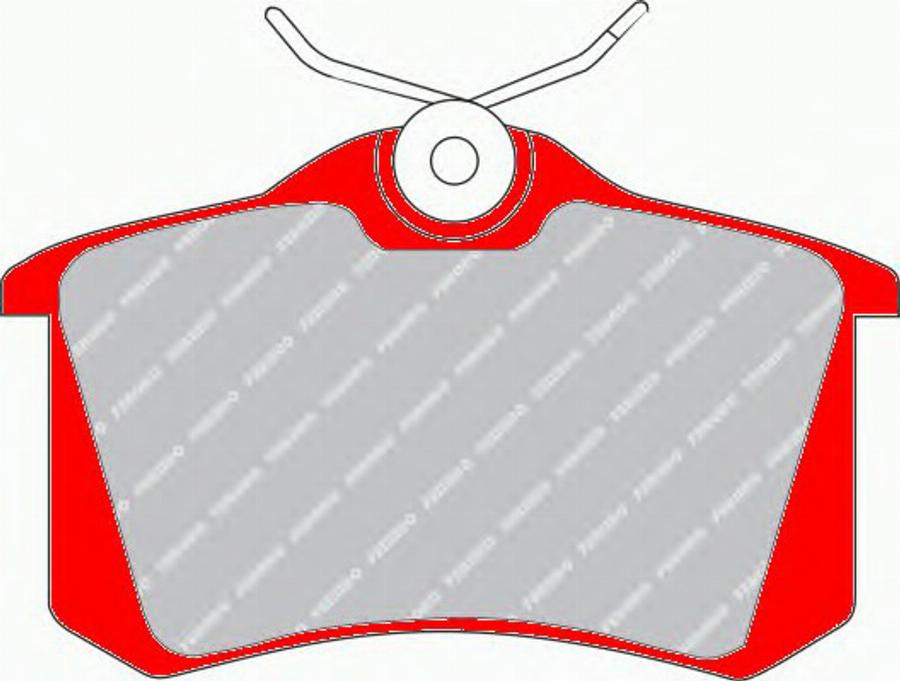 Ferodo FDS541 - Brake Pad Set, disc brake parts5.com