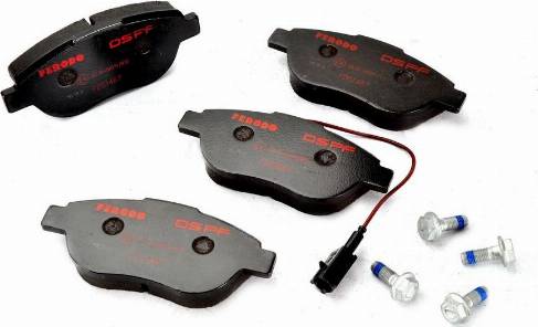 Ferodo FDS1467 - Brake Pad Set, disc brake www.parts5.com