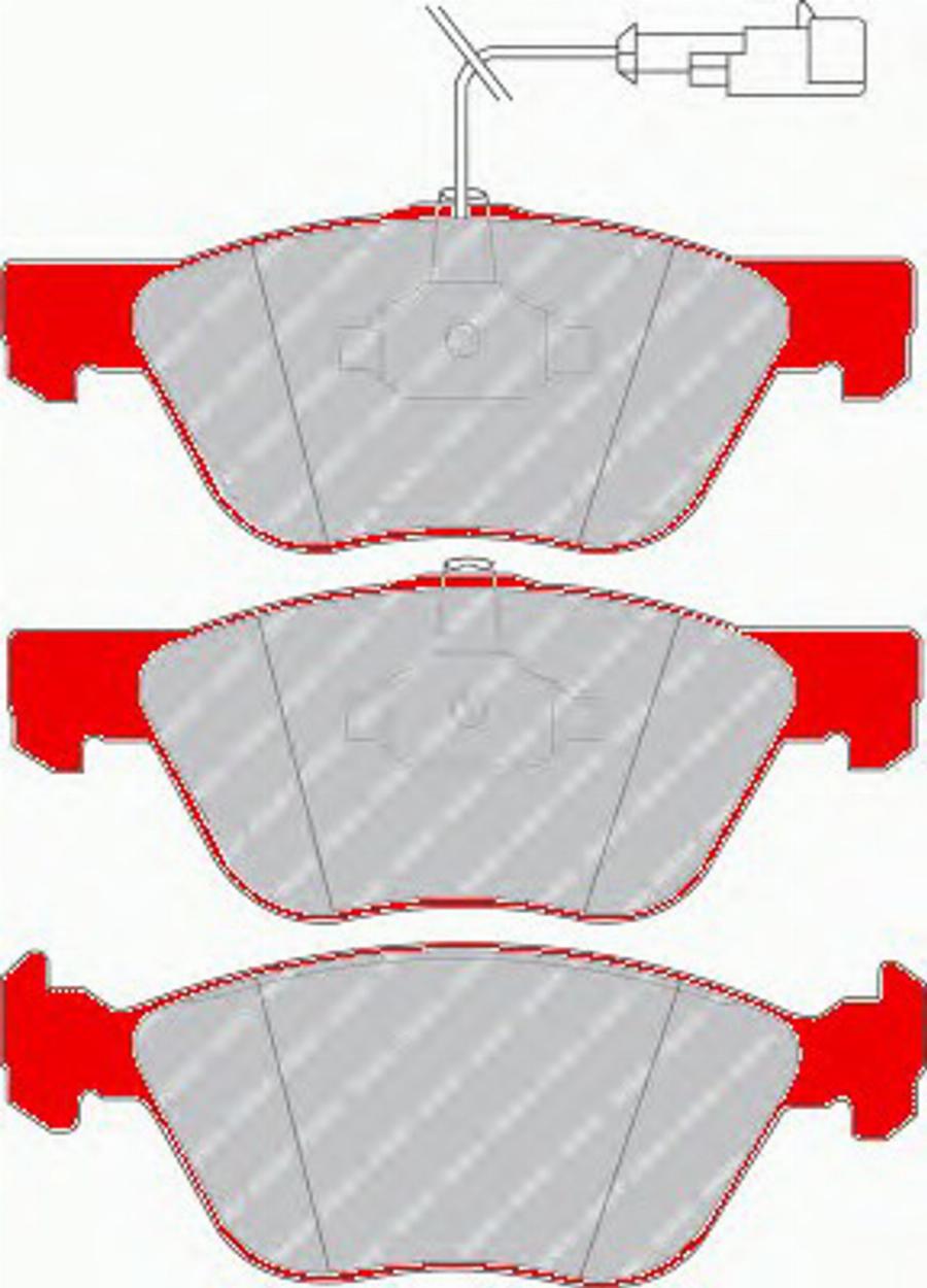 Ferodo FDS1052 - Juego de pastillas de freno www.parts5.com